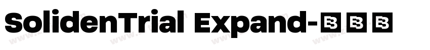 SolidenTrial Expand字体转换